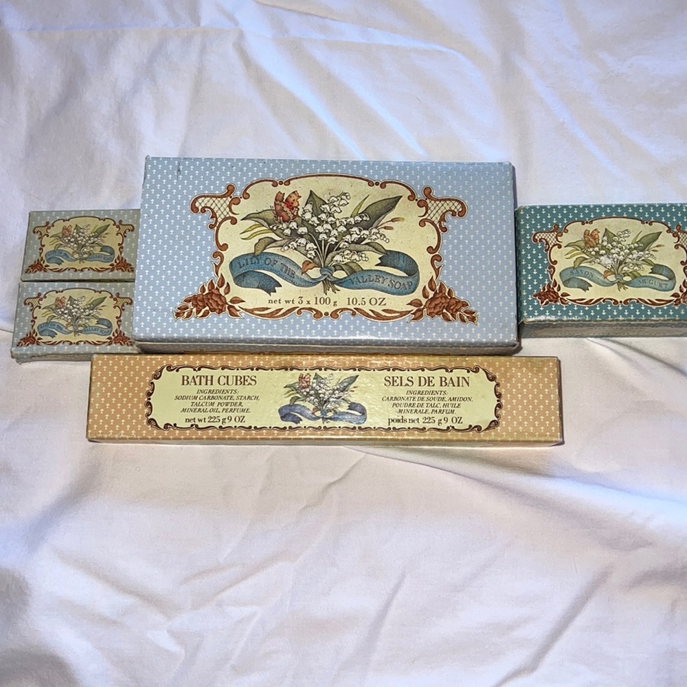Lilly of the Valley Fancy soaps.